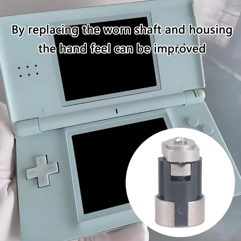 Game Console Rotating Shaft Spindle Hinge Axles Shaft with Hoop Repairing Parts Gaming Accessories