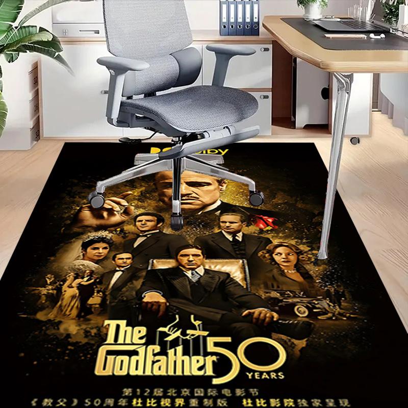 1pc Dolby Cinema The Godfather 50th Anniversary Carpet Anti Slip Polyester Floor Mat for office,Bedroom