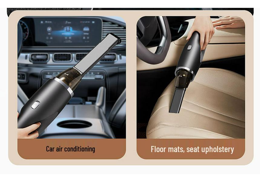 High Suction Handheld Wireless Vacuum Cleaner for Home & Car