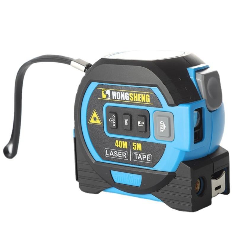 Tape Measure Digital Rangefinder High Precise with Steel Tape for Construction Builders Accurate Indoor and Outdoor Use