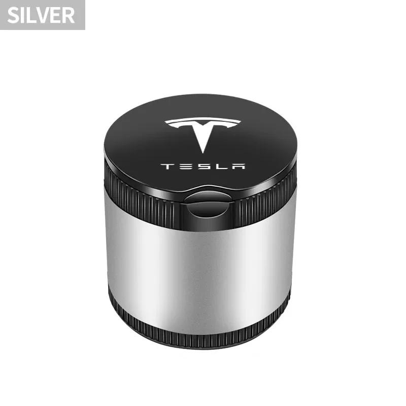 

Car Sticker Tesla Car Cigarette Ashtray Cup With Lid Portable Detachable Vehicle Ashtray Holder Box For Tesla Model 3 Model S Mo