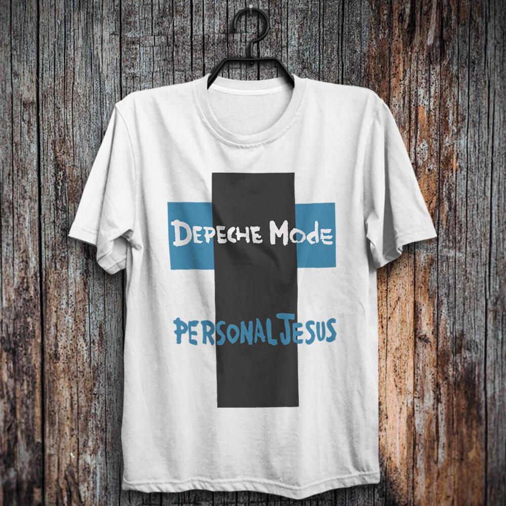 Personal Jesus Depeche Mode Винтажная футболка Электронная музыка Люди есть люди Унисекс футболка L