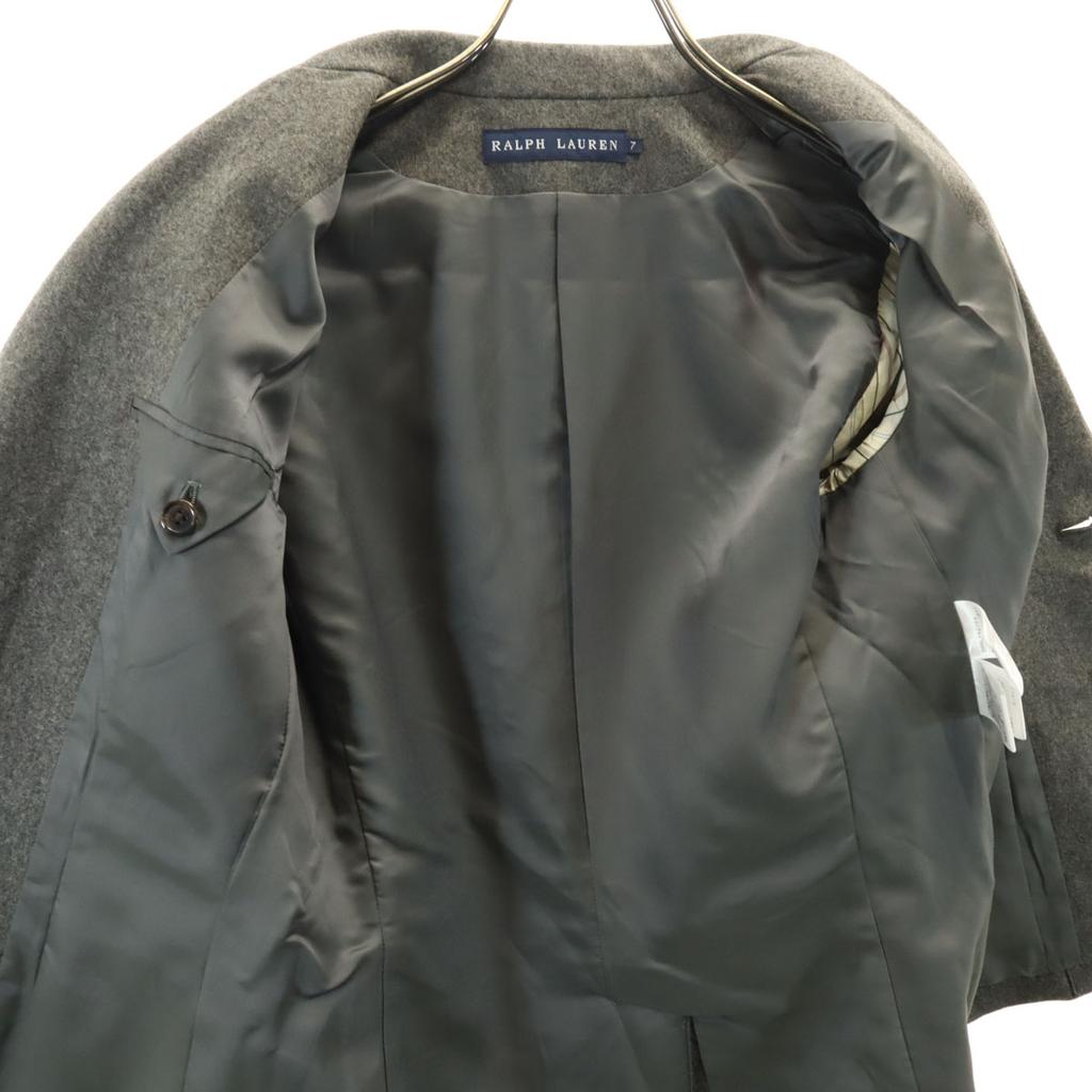 Ralph Lauren Jaqueta sob medida de mistura de lã 7 cinza Infantil Usada