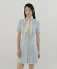 LUCIR ZU Mary Tweed One-Piece (Sky Blue)