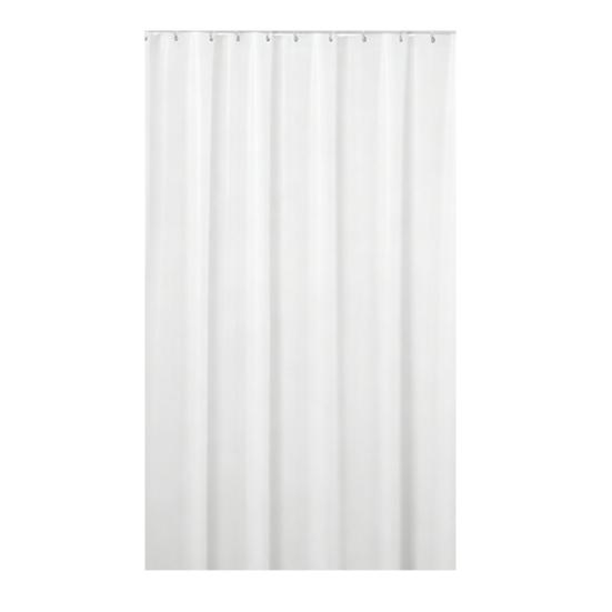 Plastic Shower Liner, Modern Solid Color Bathroom Curtain, Waterproof Shower Curtain with Metal Grommets for Bathroom Decor