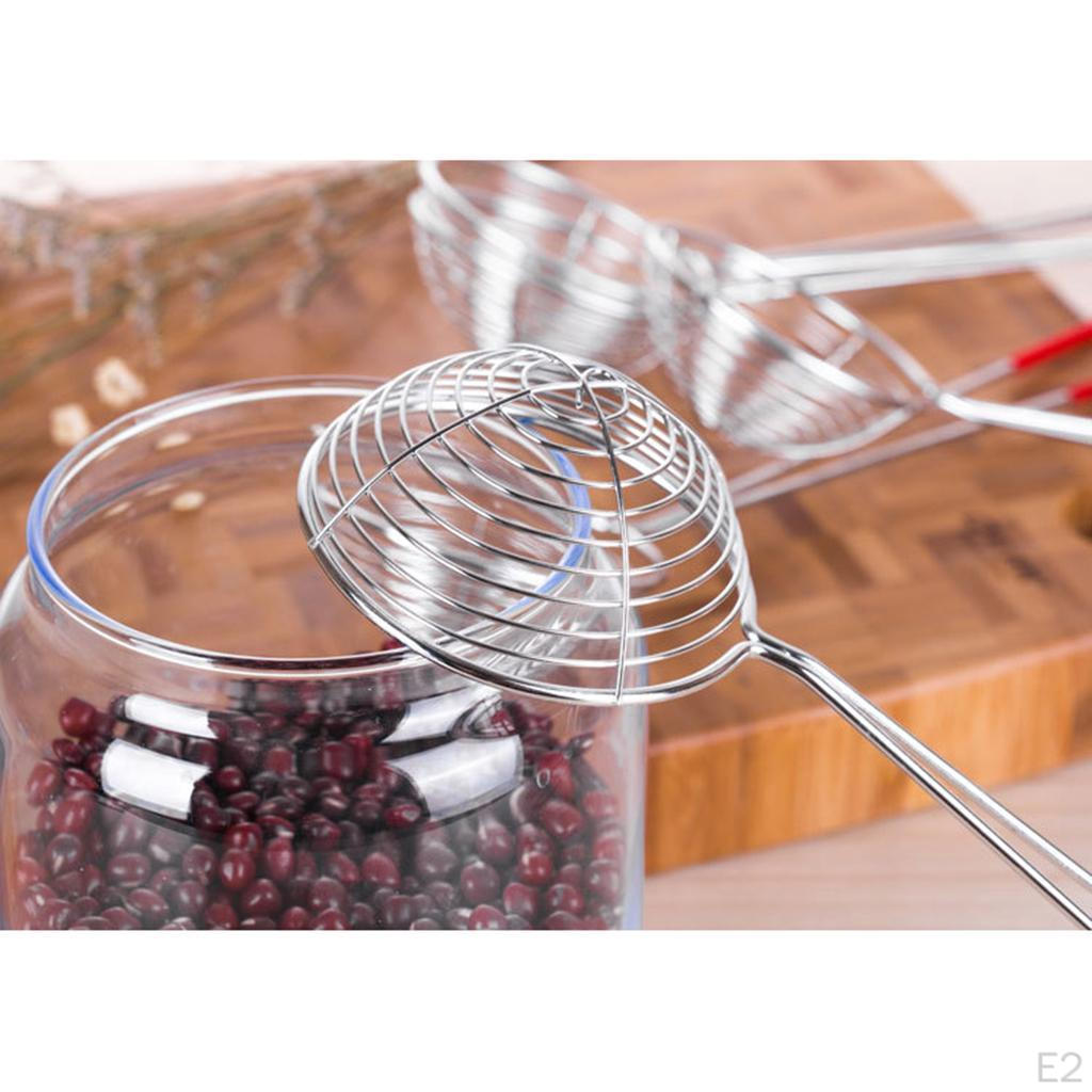 27cm Nerezová ocel Čínská/Indická cedníková naběraka lžíce