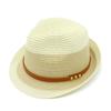 New contrasting color sunscreen top hat men's outdoor travel shading seaside beach hat women's fashion straw hat