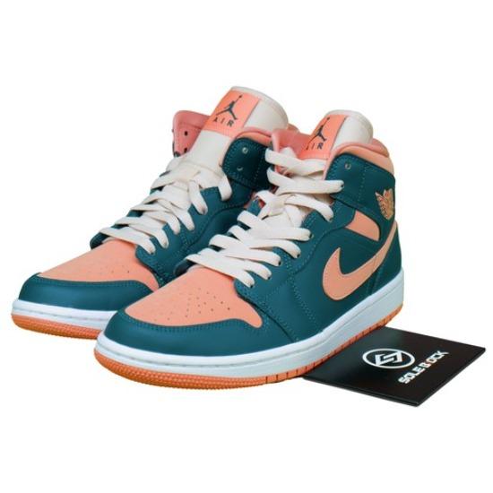 Jordan 1 Mid Dark Teal Green Women s- BQ6472-308 EU 36