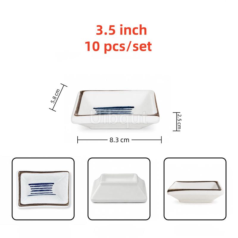Melamine plastic Japanese style seasoning sauce small dish dipping Sushi soy sauce pepper wasabi Mustard dish oil vinegar plate