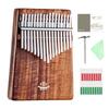 Hluru Kalimba 17Key Professional 21 Key Thumb Piano Rosewood Acacia Walnut Finger Piano Mbira For Beginner