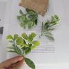 5pcs Mini Branches Stamen DIY Wreath Decorative Accessories Artificial Flower Leaves Grass Christmas Party Decoration Fake Plant