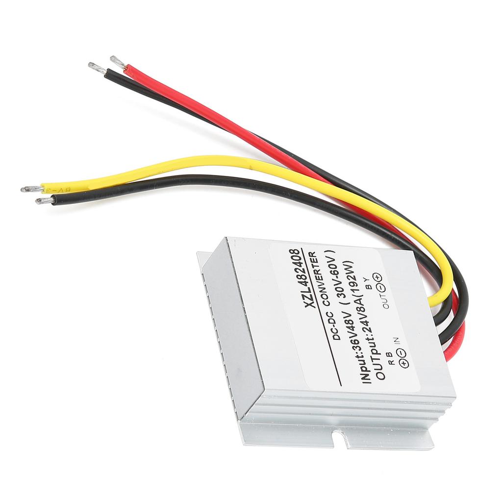 Buck Converter DCDC Power Voltage Transformer 48V to 12V 8A 192W with Medium Aluminum Shell
