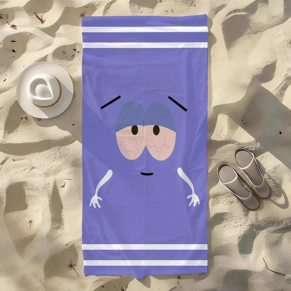 Cartoon Funny T-Towelie Towel For Swim Yoga Gym Quick Drying Soft and skin-friendly Beach Towels All-Season