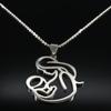 Familienliebe Mama BABY Muttermilch Anhänger Halskette Damen Edelstahl Silber Farbe Kette Schmuck Muttertagsgeschenk N435S01
