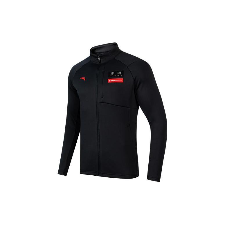 ANTA Jackets Men s Black Stand Collar Moderate Other 152247723-2 XXL