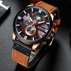 CURREN Kell Chronograph Sport Meeste käekellad Kvartskell Nahast Meeste Käekell Relogio Masculino Moekink meestele