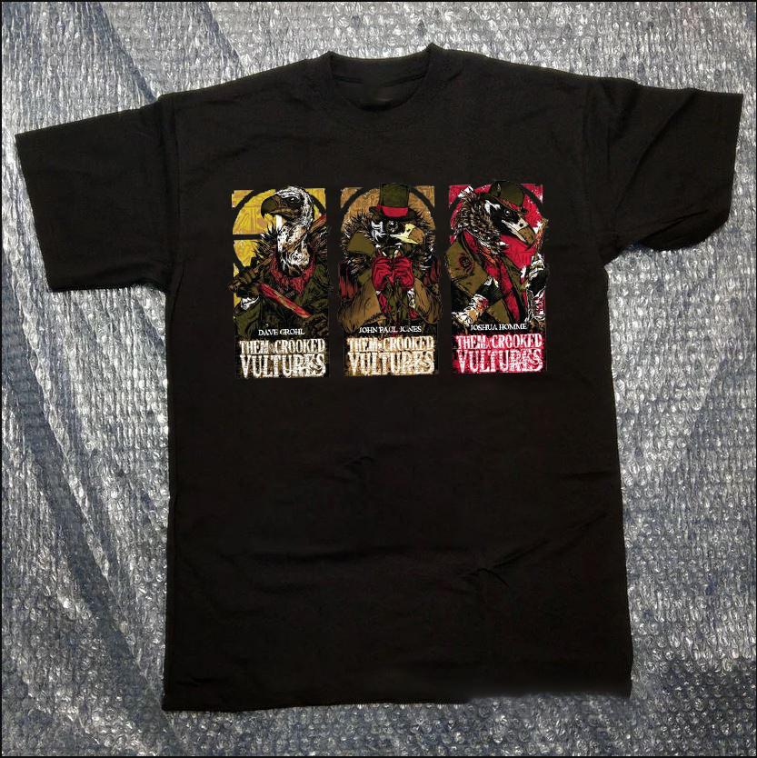 Them Crooked Vultures Band All Member Unisex T-Shirt All Size S to 5XL M