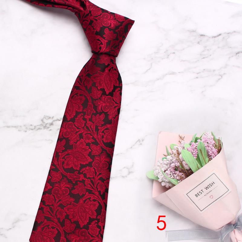 Rael Business Series Tie 8Cm Polyester Silk Business Suit Jacquard Tie Bulk Tie