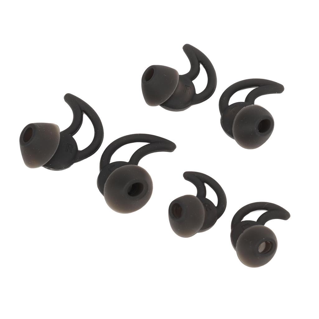 3 páry S M L Náhradní silikonové koncovky do uší Měkké pohodlné silikonové koncovky do uší pro sluchátka QC20 QC30 IE2 IE3 SIE2i