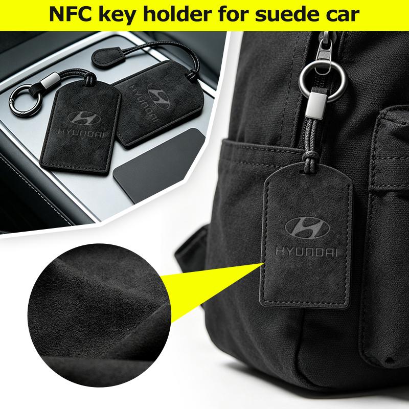 For Hyundai Car Smart Remote Key Card Cover Case Key Bag Shell Holder Protection GDi N Line i10 Azera Genesis G70 G80 G90 Accent HH51