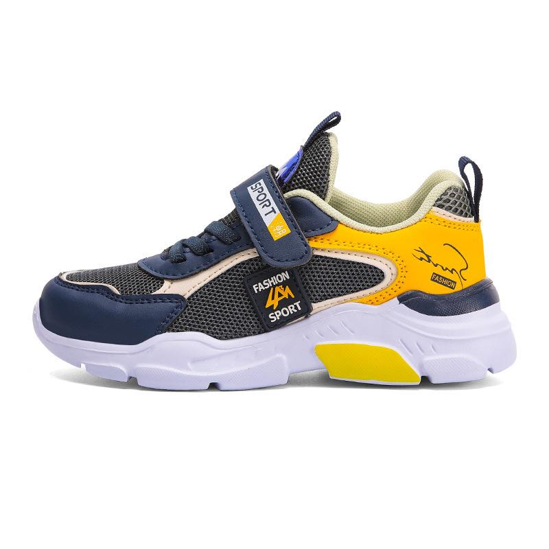 Boys Shoes 2025 Autumn and Winter Leather Non-slip Children's Sports Shoes Medium and Large Children's Boys Running Shoes