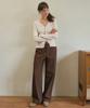 Aueonoseuteljia Auburn Leather Waist Pants_Brown(O25-Pt12)