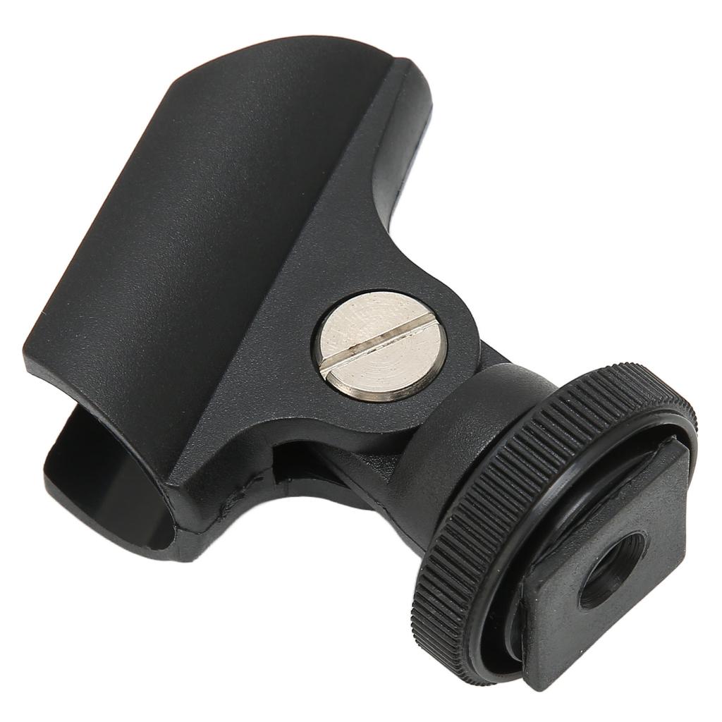JD‑03 Microphone Clip Universal 50mm Aperture Interview Microphone Holder with Adjustable Angle