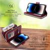 Wallet Flip Zipper Leather Case For Iphone 14 Pro Max 13 Pro Max 12 Pro Max 11 Pro Max Se 2022 2020 X Xr Xs Max 8 7 6 6s Plus