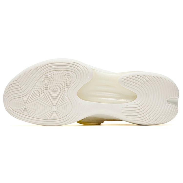 Anta Water Flower 3 Lemon Low top Performance Basketball Shoes Men's Light Yellow 112221623-3