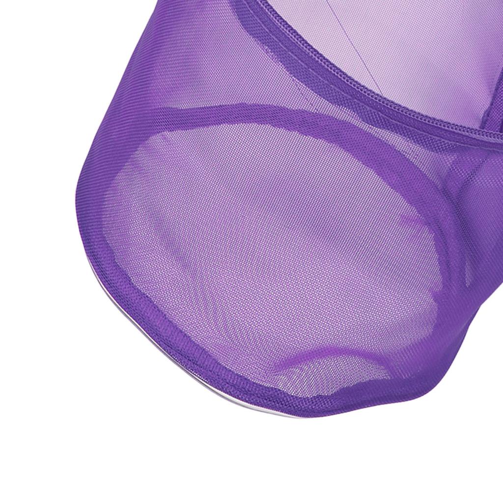 Cesta de Costura Alça Portátil Espaço Amplo Design de Malha Nylon Ampla Aplicação Bolsa de Tricô