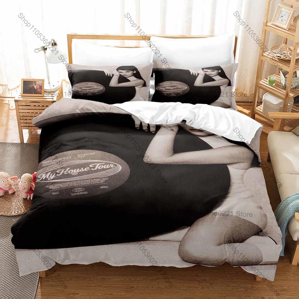 Modern UK Jazz Soul R&B Style Duvet Cover + 2 Pillowcases Sienna Spiro Digital Printed Machine Washable Holiday For Young Fans