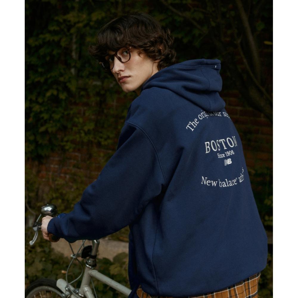 

New Balance Nbn0eca013 Uni Boston Classic Hoodie Navy (52)D/BLUE/S(090)