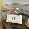 Fashion Bow Decoration Women's Shoulder Bag For Daily Used Square Casual Ladies Handbags Designer Underarm Bags AVE