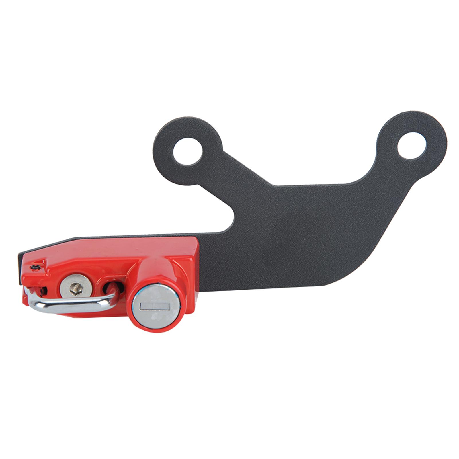 

Aluminium Alloy Anti Theft Helmet Lock Right Side Fits for Kawasaki Ninja 650 Z 650(Red ) красный