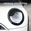 ABS Glossy And Matt Black Color Angry Eyelid For Mini Cooper F65 F66 Headlight Double Eyelid Exterior Decorative Car Accessories