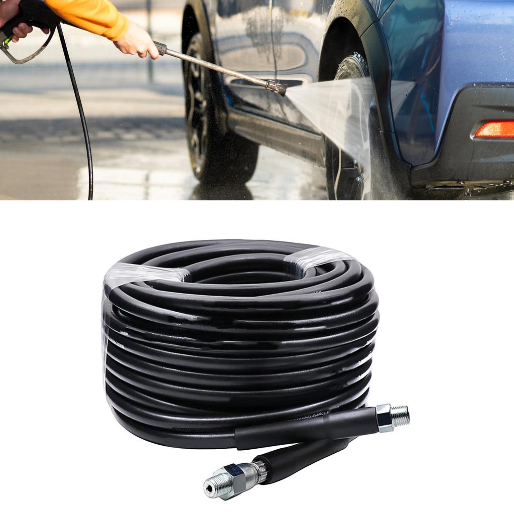 15 Meter Kanalspülset M22?14-Zoll-Abflussreinigerschlauch, Hochdruck-Spülschlauch-Düsen-Kit