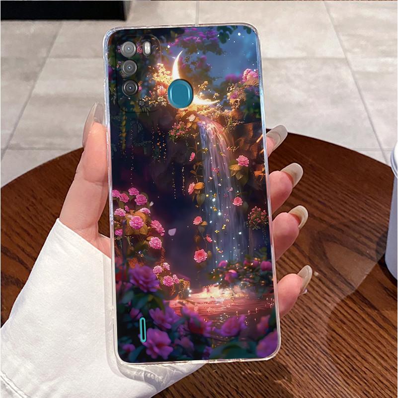 For ITEL S16 Phone Case ITEL Vision 1 Pro Case Clear Luxury Cute Love Rabbit Funny Cat Cartoon Painted Soft TPU Silicone Cover