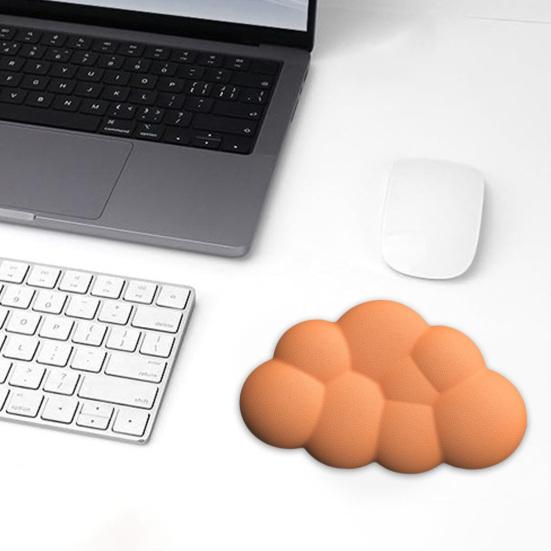 Wolken-Handgelenkauflage Ergonomischer Maushalter mit Handgelenkstütze zur Schmerzlinderung Rutschfestes Superweiches Silikon-Handauflagekissen für Büroarbeit am Computer
