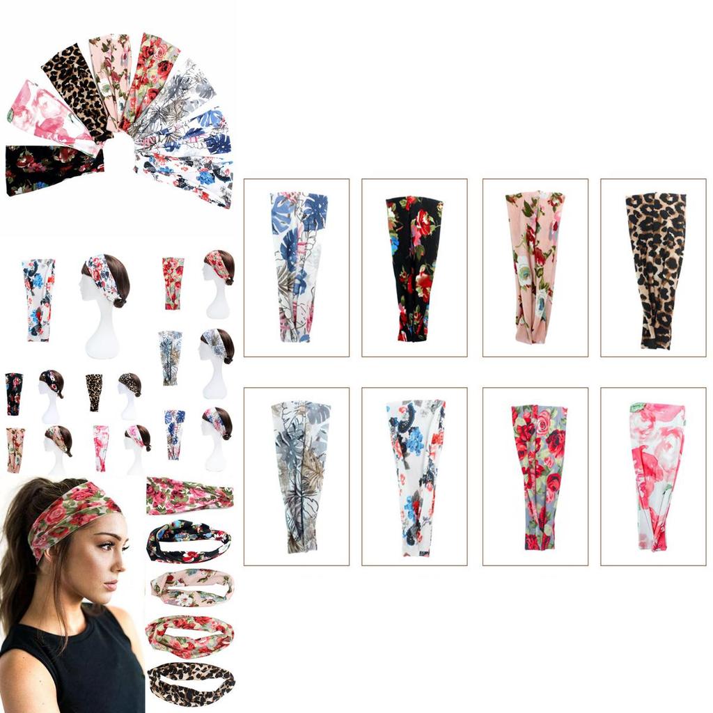 Comfortable Women's Wide Elastic Stretchy Headband For Fitness Running And Sports