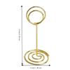 10pcs Golden Gold Plating Wedding Place Card Holder  Dining Table Menu Placement