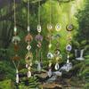 Sun Catcher Gold Moon Tree Of Life Agate Sunlight Decor For Windows