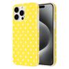 Coque pour iPhone 16 Pro Design à Pois IMD TPU Cover Arrière de Téléphone
