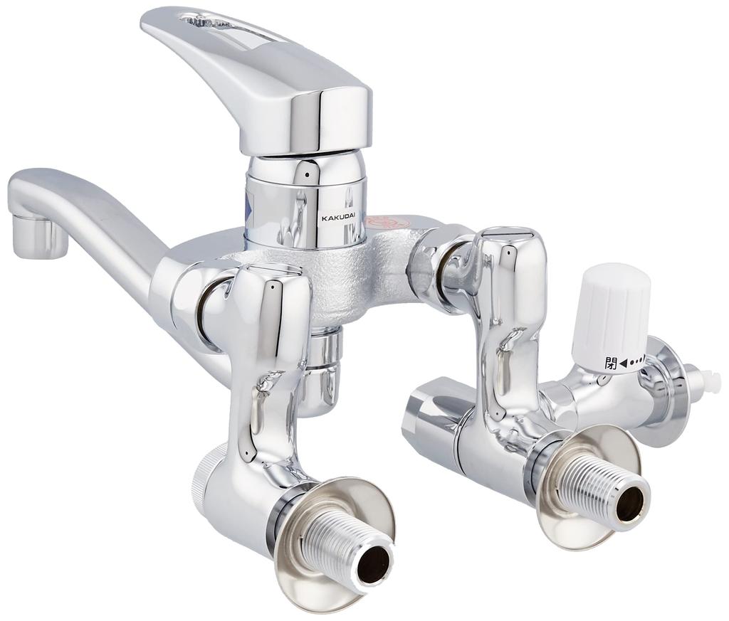 Kakudai Single Lever Mixing Faucet Water Diversion (with Cock) 192-313