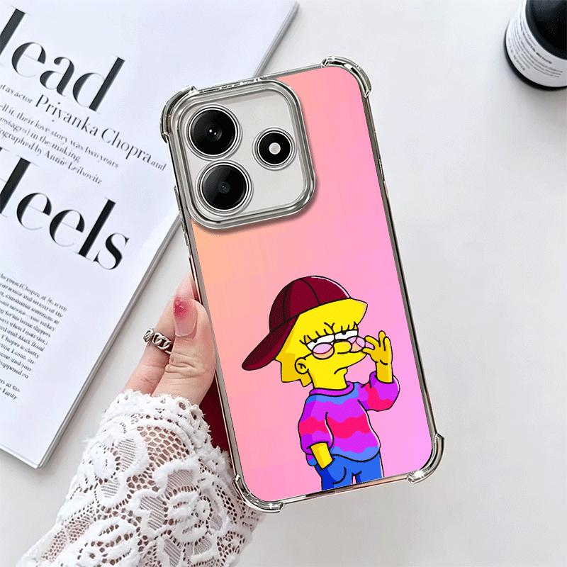 

Мультяшный Хомерс-С-Симпсоны Мягкий Чехол Для Телефона Для Xiaomi Redmi Note 14 15 Pro Plus 13 12 11S 11T 5G 10 9S 9 Покрытие Противоударный Fundas Redmi Note 15 Pro 5G