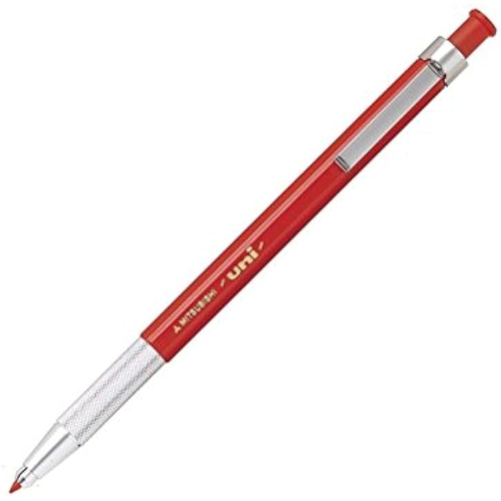 Mitsubishi Pencil Mechanical Pencil Uniholder 2 Construction Red Lead MH500.15