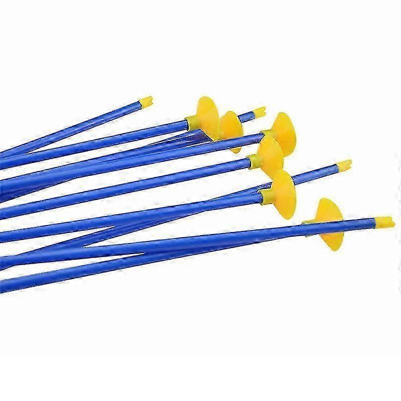 10er-Pack Kinder-PVC-Bogenschießpfeile mit Zielscheibe für Spielzeugbogen von Shytmv