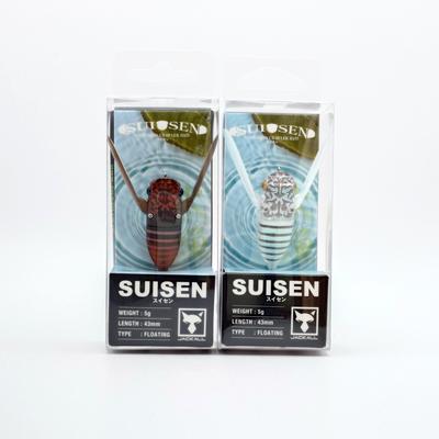 Jackall SUISEN Topwater Lure Set 2pcs Nojiri Haruzemi Spring Cicada Uka Zemi Emerging Cicada Floating Bass Fishing Japan