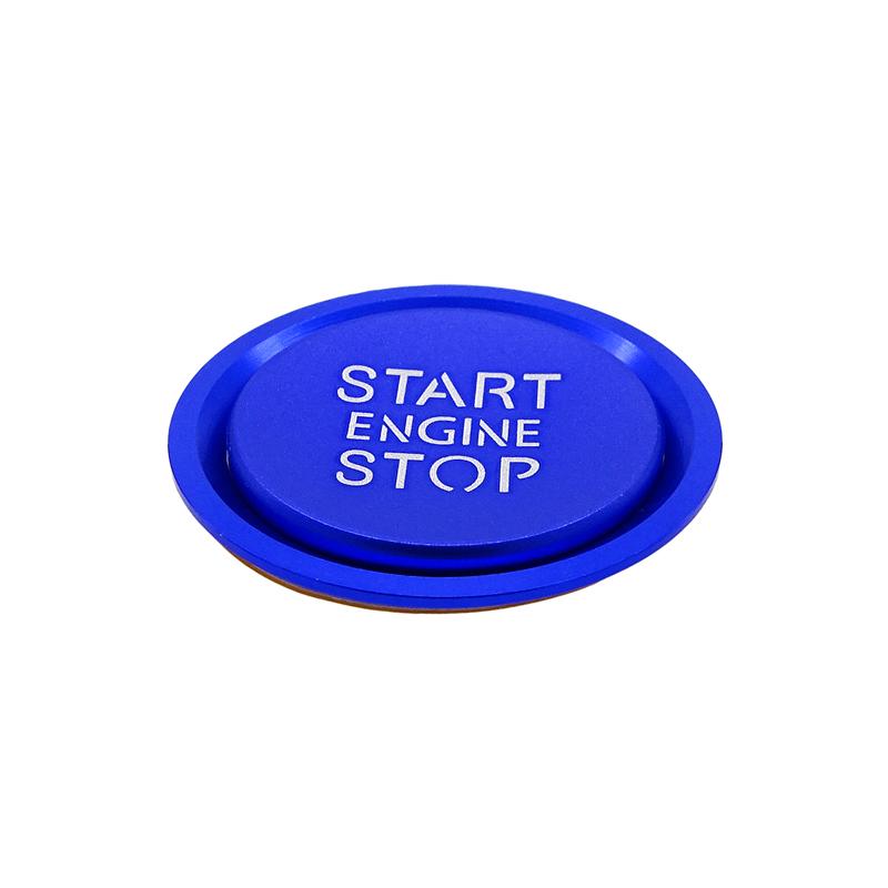 1 Set Car Engine Start Stop Button Cover Decor Ring for A4 S4 A5 S5 A6 S6 A7 S7 A8 S8 Q5 Q7 Car Styling Sticker Accessories