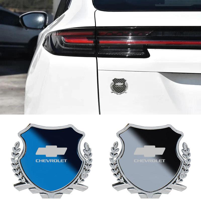 Zinc Alloy Car Fender Emblem Laser Logo Window Badge for Chevrolet CRUZE IMPALA AVEO CAPTIVA EQUINOx LACETTI MALIBU
