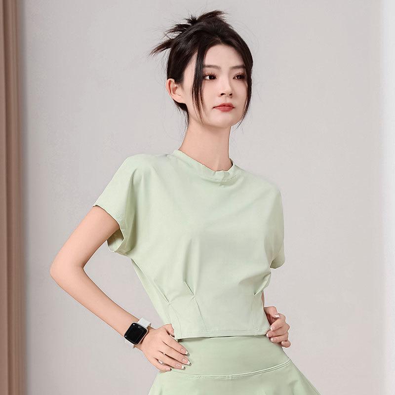 Damen Sommer 2024 Schnelltrocknendes Badminton- & Tennis-Set: Spitzenrock & Sportbekleidung für Yoga, Laufen, Fitness.